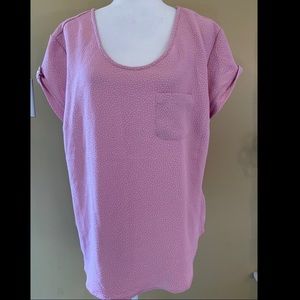 Pink textured Shirt by NY & C. XL